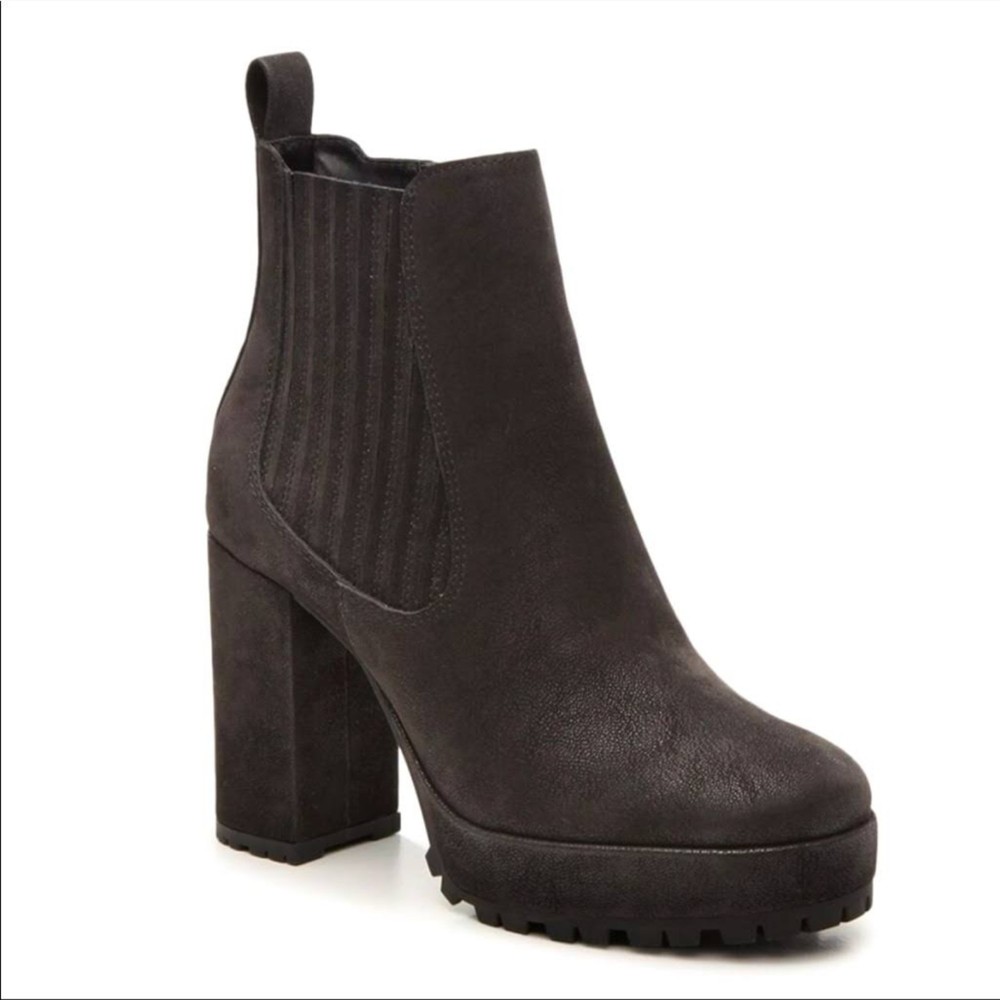 Mix No.6 Platform Black Chunky Platform Boots Size 8.5
